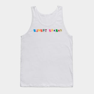 sunset season Tank Top